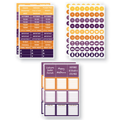 Planit Now: October 4 x 6 Calendar Sticker