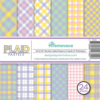 WS Plaid Pastels: Plaid Pastels 6x6 Paper Pad