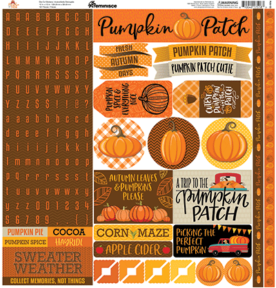 WS Pumpkin Patch: Pumpkin Patch 12x12 Sticker