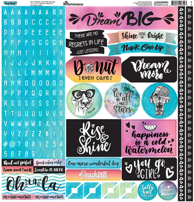WS Quote Book: Quote Book 12x12 Alpha Sticker