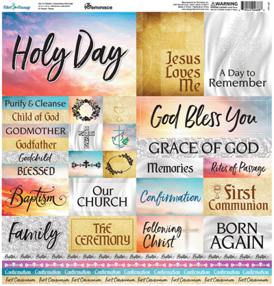 WS Rites of Passage: Rites of Passage 12x12 Block Sticker