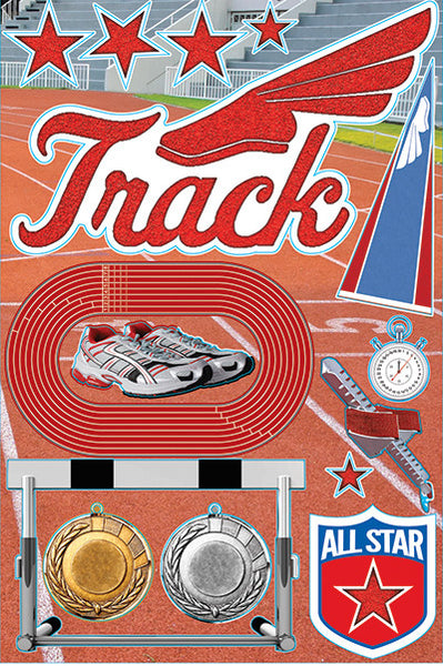 Real Sports: Track 3D Sticker