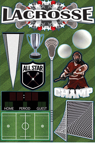 WS Real Sports: Lacrosse 3D Sticker