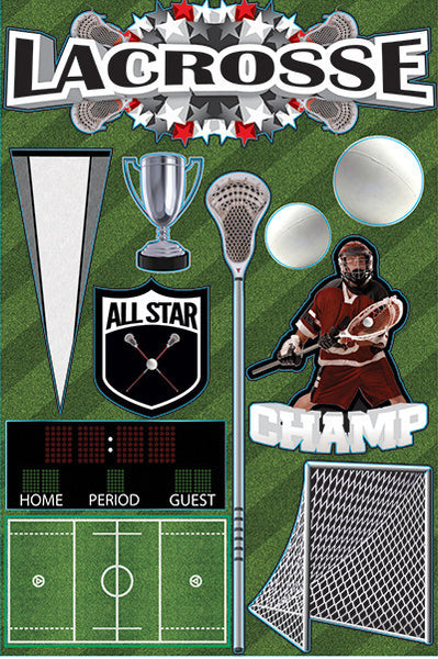 WS Real Sports: Lacrosse 3D Sticker