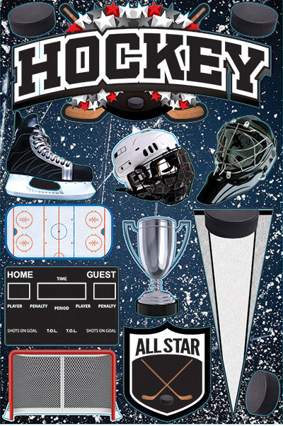 Real Sports: Hockey 3D Sticker