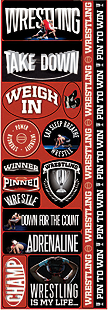 WS Real Sports: Wrestling Combo Sticker