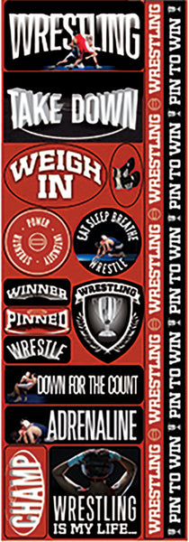 Real Sports: Wrestling Combo Sticker