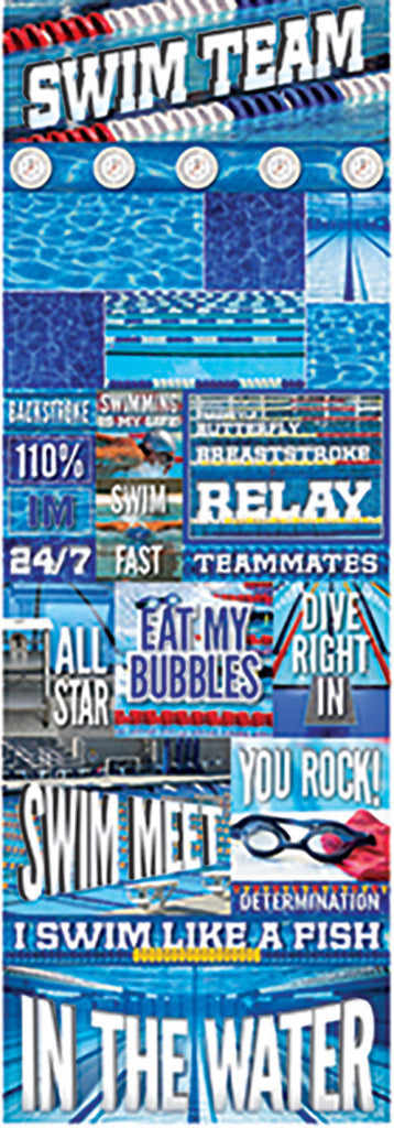 WS Real Sports: Swimming Graphic Sticker