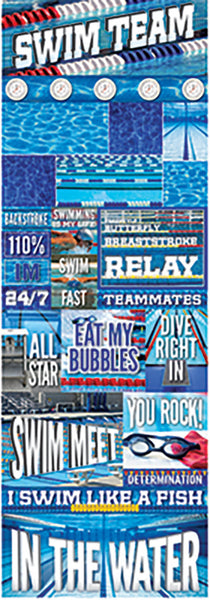 WS Real Sports: Swimming Graphic Sticker