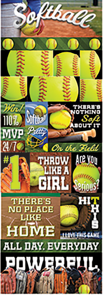 WS Real Sports: Softball Graphic Sticker