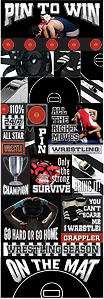 WS Real Sports: Wrestling Graphic Sticker