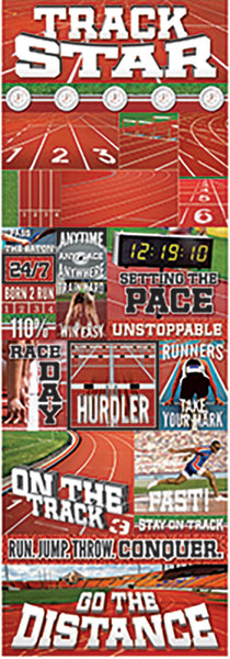 Real Sports: Track Graphic Sticker - Designs By Reminisce