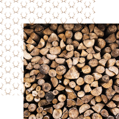 Scandinavian Woodland: Stacked Logs