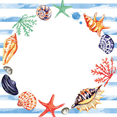 WS Seaside: Watercolor Seashells