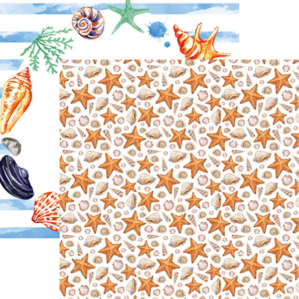 Seaside: Watercolor Seashells