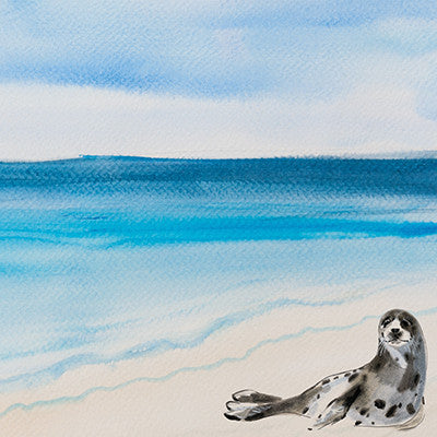 WS Seaside: Watercolor Seal