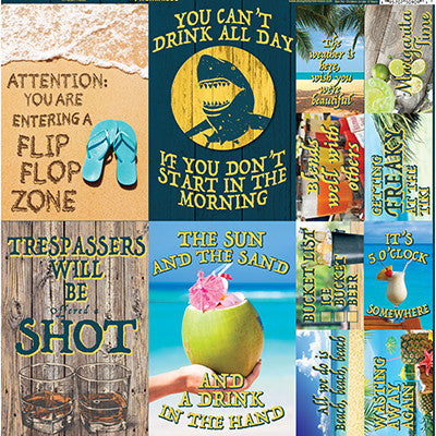 The Shipwreck Club: The Shipwreck Club 12x12 Poster Sticker