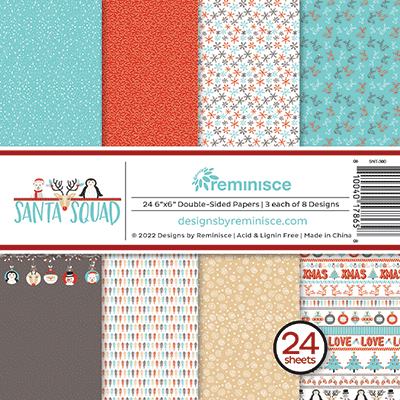 WS Santa Squad: Santa Squad 6x6 Paper Pad