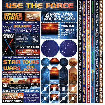 Space Wars: Space Wars 12x12 Multi Sticker