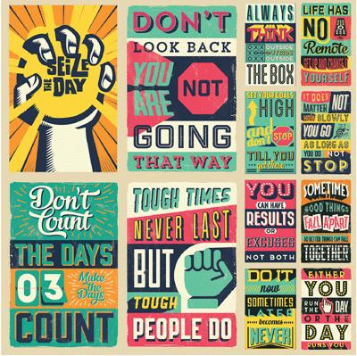 Seize the Day: Seize the Day 12x12 Poster Sticker