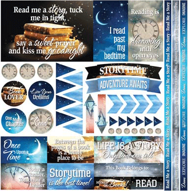 Storytime: Storytime 12x12 Elements Sticker