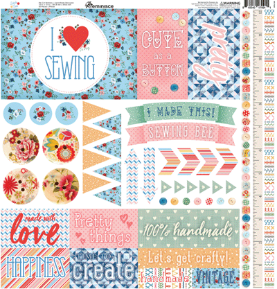 WS Stitch & Sew: Stitch & Sew 12x12 Sticker
