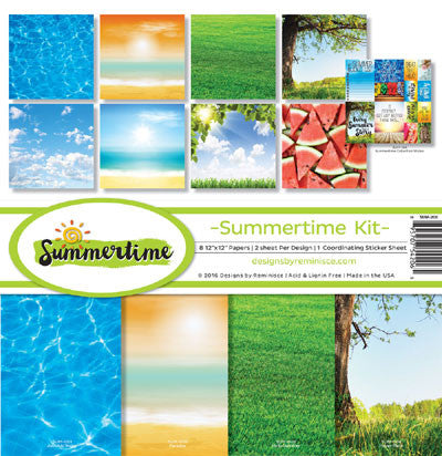 Reminisce Summertime 12x12 Poster Stickers