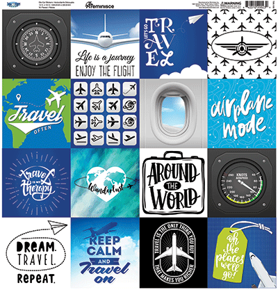 Take Flight: Take Flight 12x12 Sticker