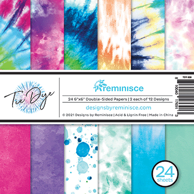 Tie Dye: Tie Dye 6x6 Paper Pad