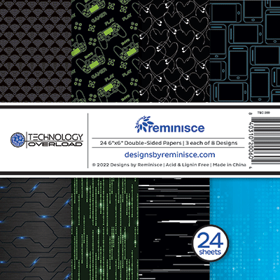 Technology Overload: Technology Overload 6x6 Paper Pad