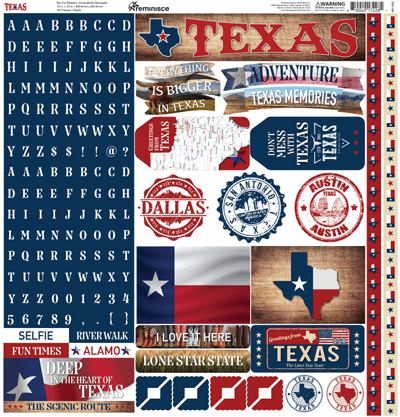 WS Texas: Texas 12x12 Sticker