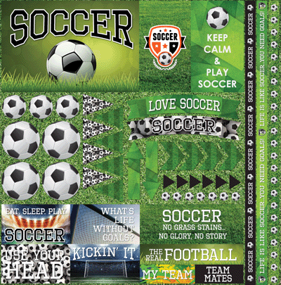 The Soccer Collection 2: 12 x 12 Elements Sticker