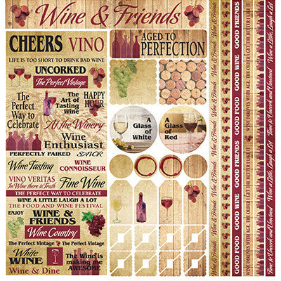 WS The Winery: The Winery 12x12 Multi Sticker