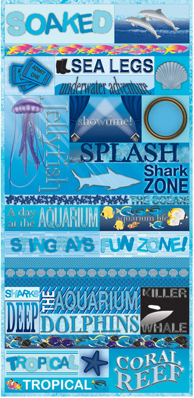 WS Under the Sea: Quote Sticker