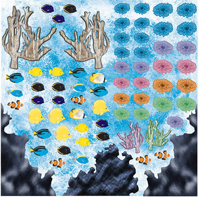 WS Under the Sea: 12 x 12 Holographic Sticker