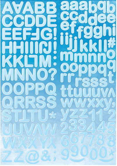 WS Under the Sea: Holographic Alphabet Sticker