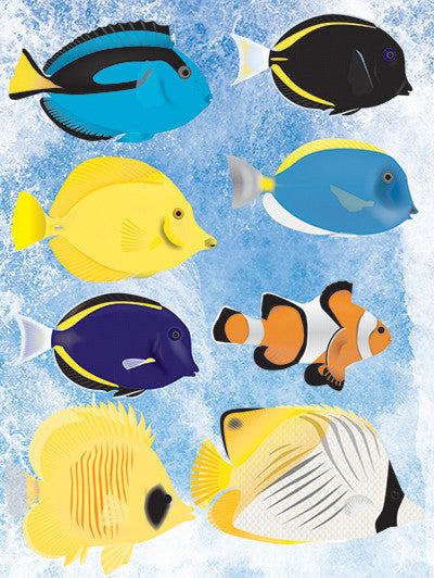 Under the Sea: Saltwater Fish 3D Sticker