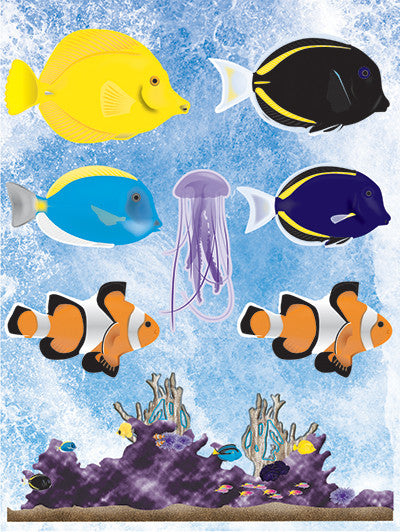 Under the Sea: Coral Reef 3D Sticker