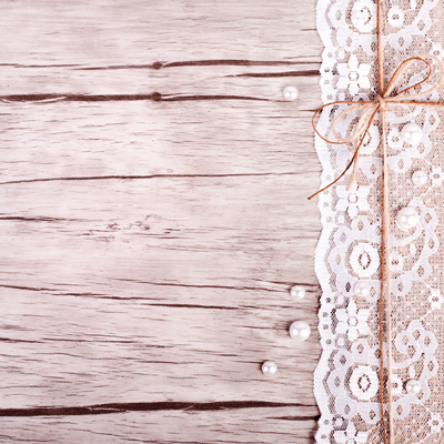 Vintage Lace: Lace & Wood