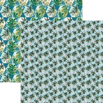 WS Vintage Paradise: Flamingos in Paradise