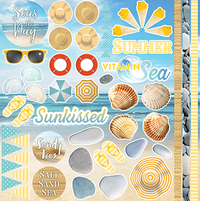 Vitamin Sea: Vitamin Sea 12x12 Sticker