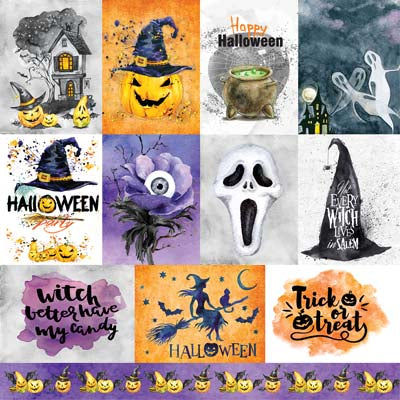 Watercolor Halloween: Halloween Full