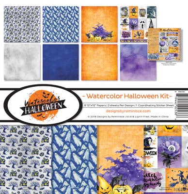 WS Watercolor Halloween: Watercolor Halloween Collection Kit