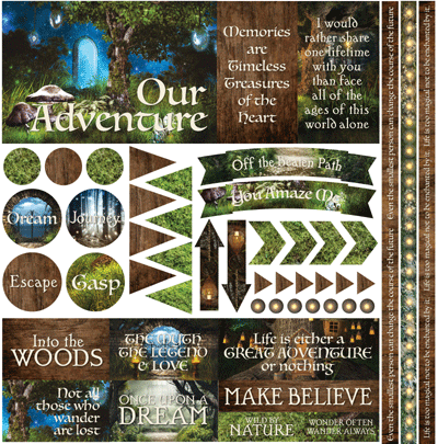Woodland Elf: 12x12 Elements Sticker