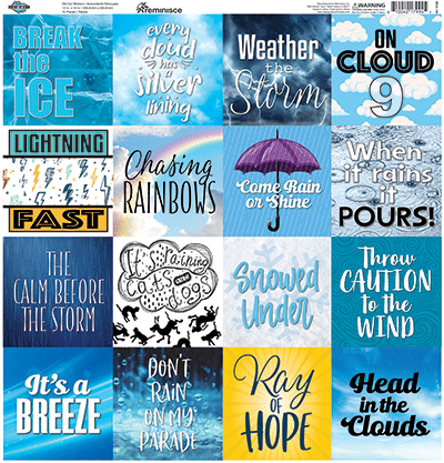 WS Weather the Storm: Weather the Storm 12x12 Sticker