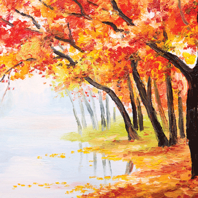 Watercolor Fall: Autumn Enchantment