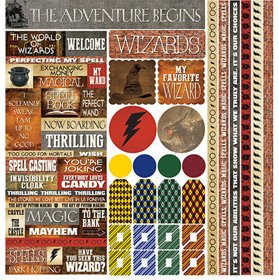 WS Wizard 101: Wizard 101 12x12 Multi Sticker