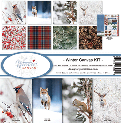 Winter Canvas: Winter Canvas Collection Kit