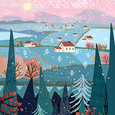 WS Winterscape: Forest View