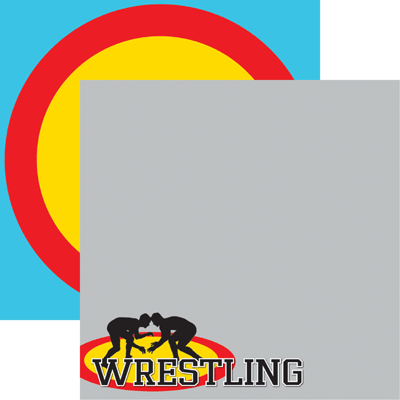 Wrestling 2020: Wrestling 12x12 Elements Sticker - Designs By Reminisce